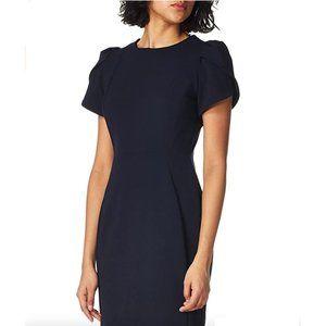 Calvin Klein Women's Tulip Sleeved Sheath Dress